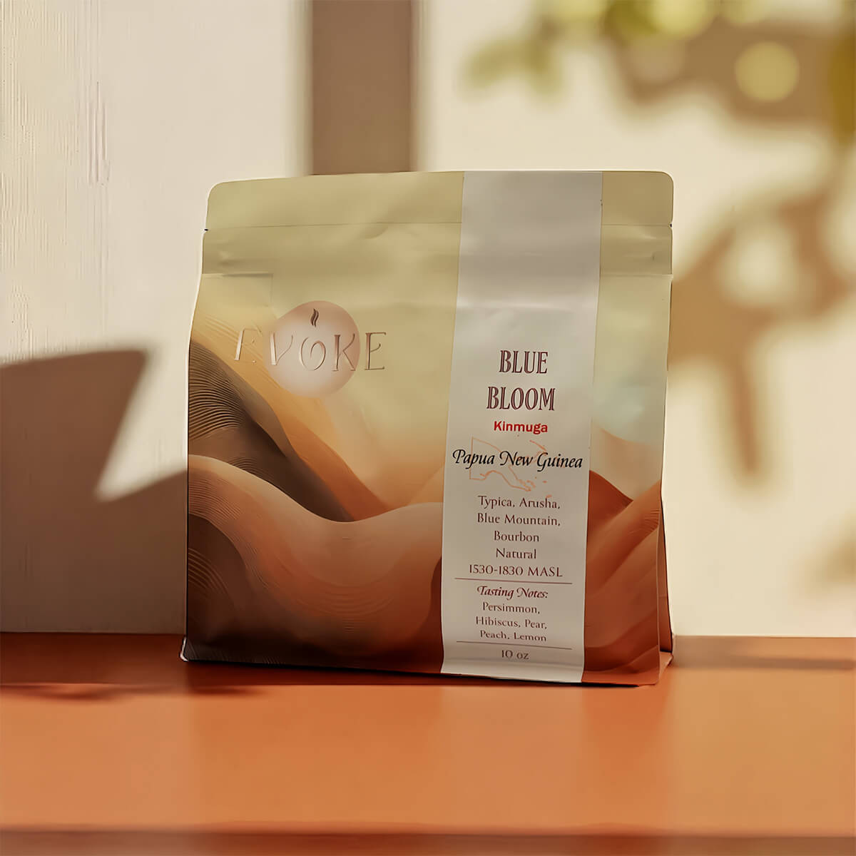 Evoke Coffee Papua New Guinea Typica Arusha Blue Mountain Bourbon Natural